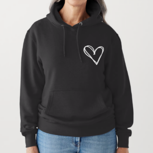 Hoodie met backprint