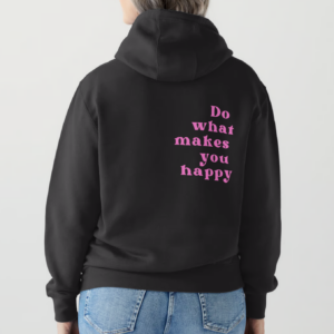 Hoodie met backprint